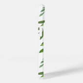 Naam Monogram Groen Aquarel Olijfpatroon Case-Mate iPhone Case (Achterkant / Rechts)