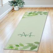Naam Monogram Groen Yogamat