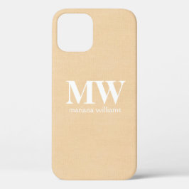 Naam Monogram Initiaal Case-Mate iPhone Case