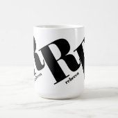 Naam Monogram Initiaal Koffiemok (Center)