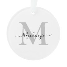 Naam monogram Initiaal personaliseren Acryl