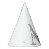 Naam Monogram Initiaal personaliseren Feesthoedjes (Links)