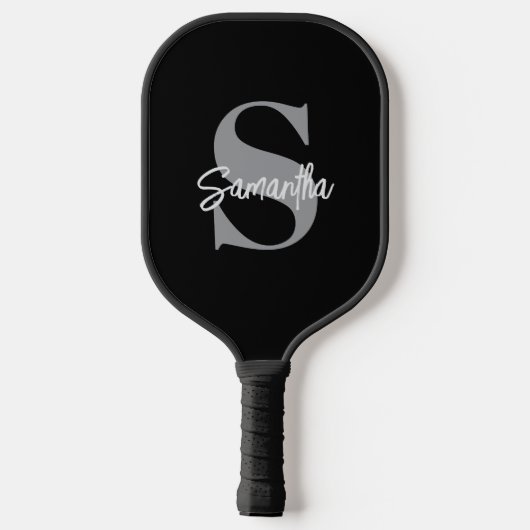 Naam Monogram Initiaal Pickleball Paddle (Achterkant)