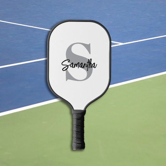 Naam Monogram Initiaal Pickleball Paddle