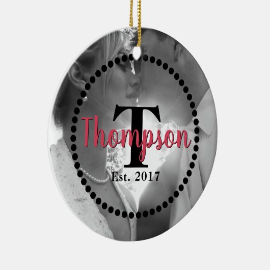 Naam monogram keramisch ornament (Rechts)