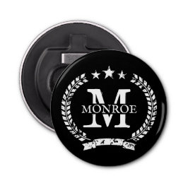  naam monogram magnetisch bier flesopener button flesopener