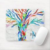 Naam Monogram Mosaic Muismat (Met muis)