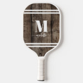 Naam Monogram Op Maat Pickleball Paddle (Achterkant)