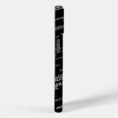 Naam Monogram Patroon Case-Mate iPhone Case (Achterkant / Rechts)