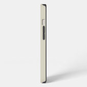Naam Monogram Plain Modern minimalist iPhone Hoesje (Linkerkant)