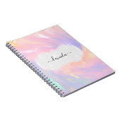 Naam Monogram Prinses Unicorn Monogram Lijst Notitieboek (Rechterzijde)