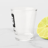 Naam Monogram Regal Style Shot Glass (Versie 1) Shot Glas (Rechts)