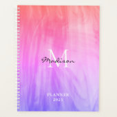 Naam Monogram roze Planner (Voorkant)