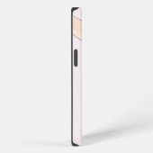 Naam Monogram roze sleuf iPhone Hoesje (Rechterkant)