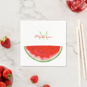Naam Monogram Watermelon Servet