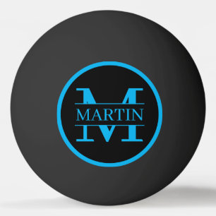 Naam monogramme pingpongbal
