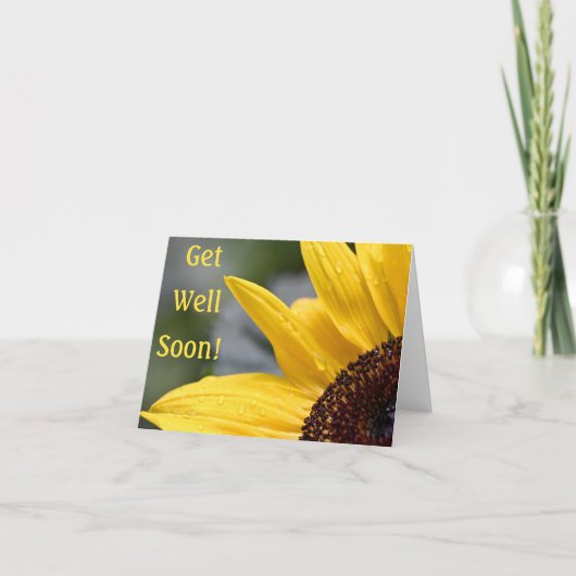 Naam, Morning Dew Zonnebloem wordt snel beter Kaart (Voorkant)