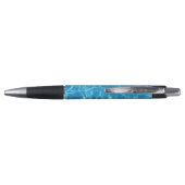 Naam mousserend blauw zwembad pen (Achterkant)