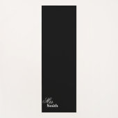 Naam Mrs Smith Black Yogamat (Voorkant)
