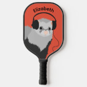 Naam Music Lover Ferret Pickleball Paddle (Achterkant)