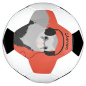 Naam Music Lover Ferret Voetbal (Gedraaid)