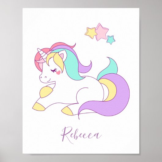 Naam Muur Kunst Poster (Voorkant)