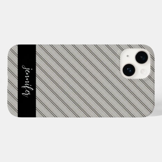  naam Naadloos houten patroon Case-Mate iPhone Case (Achterkant (horizontaal))