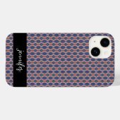 naam naadloos kleurig patroon Case-Mate iPhone case (Achterkant (horizontaal))