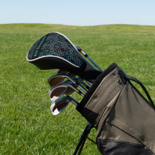 Naam naadloze droger verouderd patroon golfheadcover