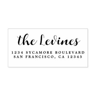 Naam Naam Naam van de familie van de Calligrafie v Rubberstempel