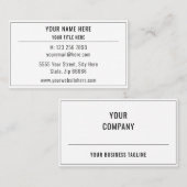 Naam Naam Titel Telefoon E-mailadres Website Bedri Visitekaartje (Voorkant / Achterkant)