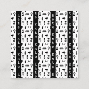 NAAM NAAM VAN HET KLANT VAN Salon & Barber Hairdre Contactkaartje