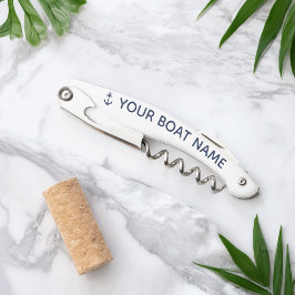 Naam nautische marine ankerboot kurkentrekker