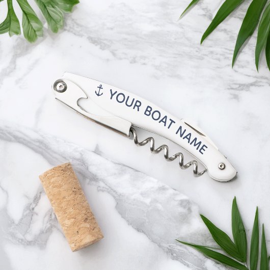 Naam nautische marine ankerboot kurkentrekker