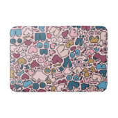 Naam neutraal borstpatroon badmat (Voorkant)