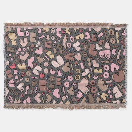 Naam neutraal borstpatroon deken