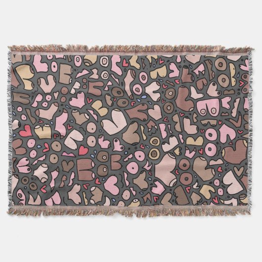 Naam neutraal borstpatroon deken (Voorkant)