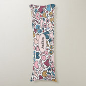 Naam neutraal borstpatroon lichaamskussen (Voorkant Verticaal)