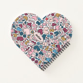 Naam neutraal borstpatroon notitieboek (Achterkant)