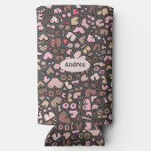 Naam neutraal borstpatroon seltzer blikjeskoeler (Achterkant)