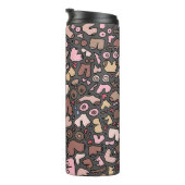 Naam neutraal borstpatroon thermosbeker (Geroteerd rechts)