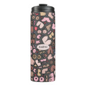 Naam neutraal borstpatroon thermosbeker (Voorkant)