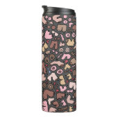 Naam neutraal borstpatroon thermosbeker (Geroteerd rechts)