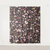 Naam neutraal borstpatroon wandkleed (Voorkant)