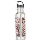 Naam neutraal borstpatroon waterfles  (Achterkant)