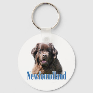 Naam Newfoundland (bruin) Sleutelhanger