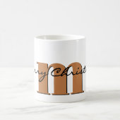 Naam, November Gold Topaz | vrolijk kerstfeest Koffiemok (Center)