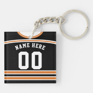 Naam & Nummer Hockey Jersey Sleutelhanger, Lacross Sleutelhanger