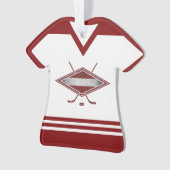 Naam & Nummer Jersey Letland Logo Ornament (voorkant)