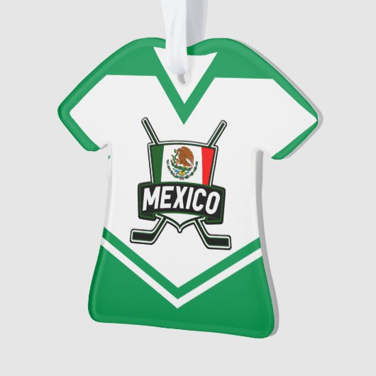 Naam & Nummer Jersey Mexico Logo Ornament (voorkant)